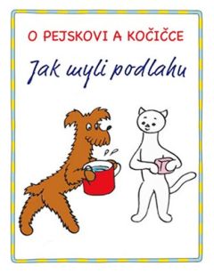 Как кошечка и собачка мыли пол